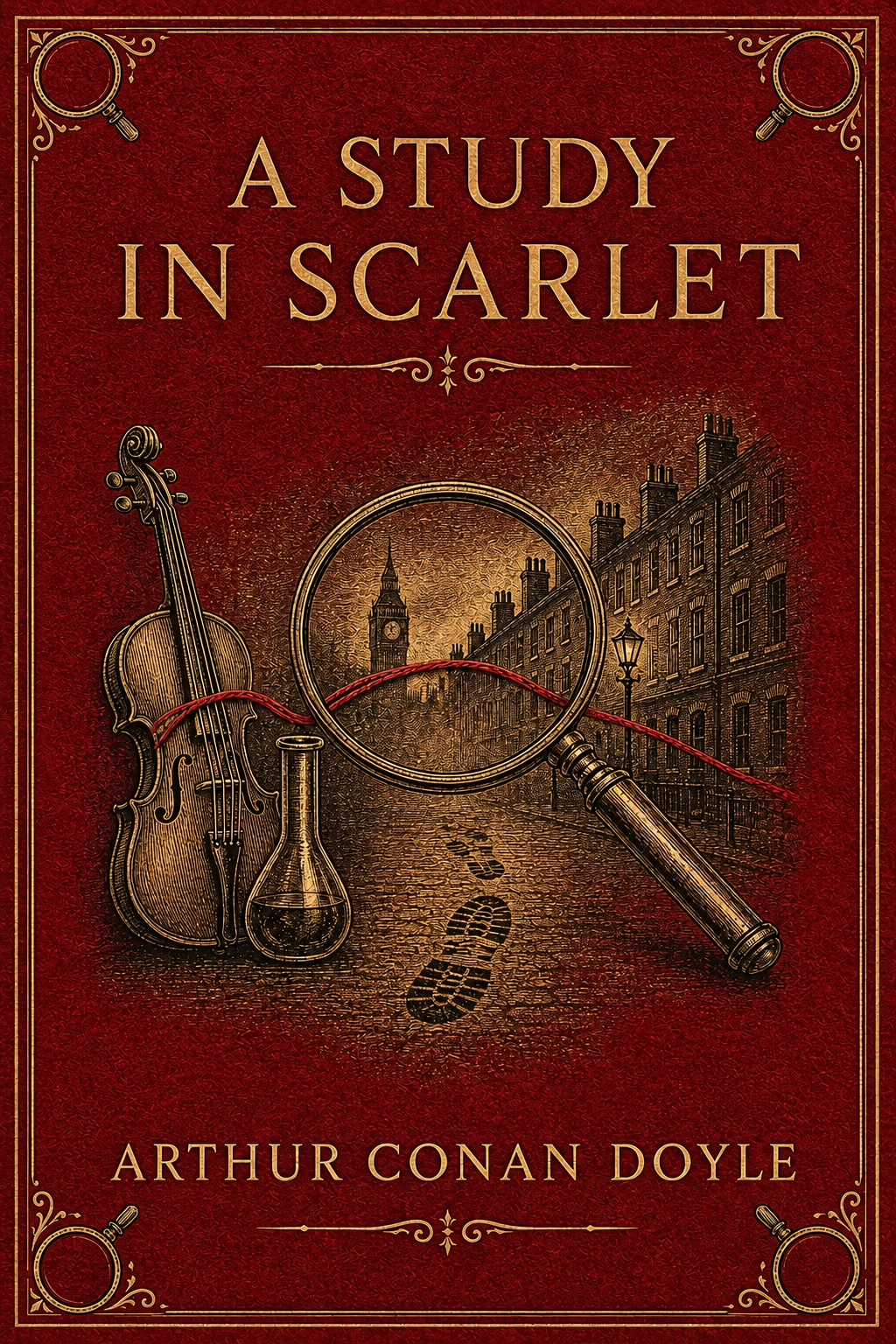 Cover of A Study in Scarlet
