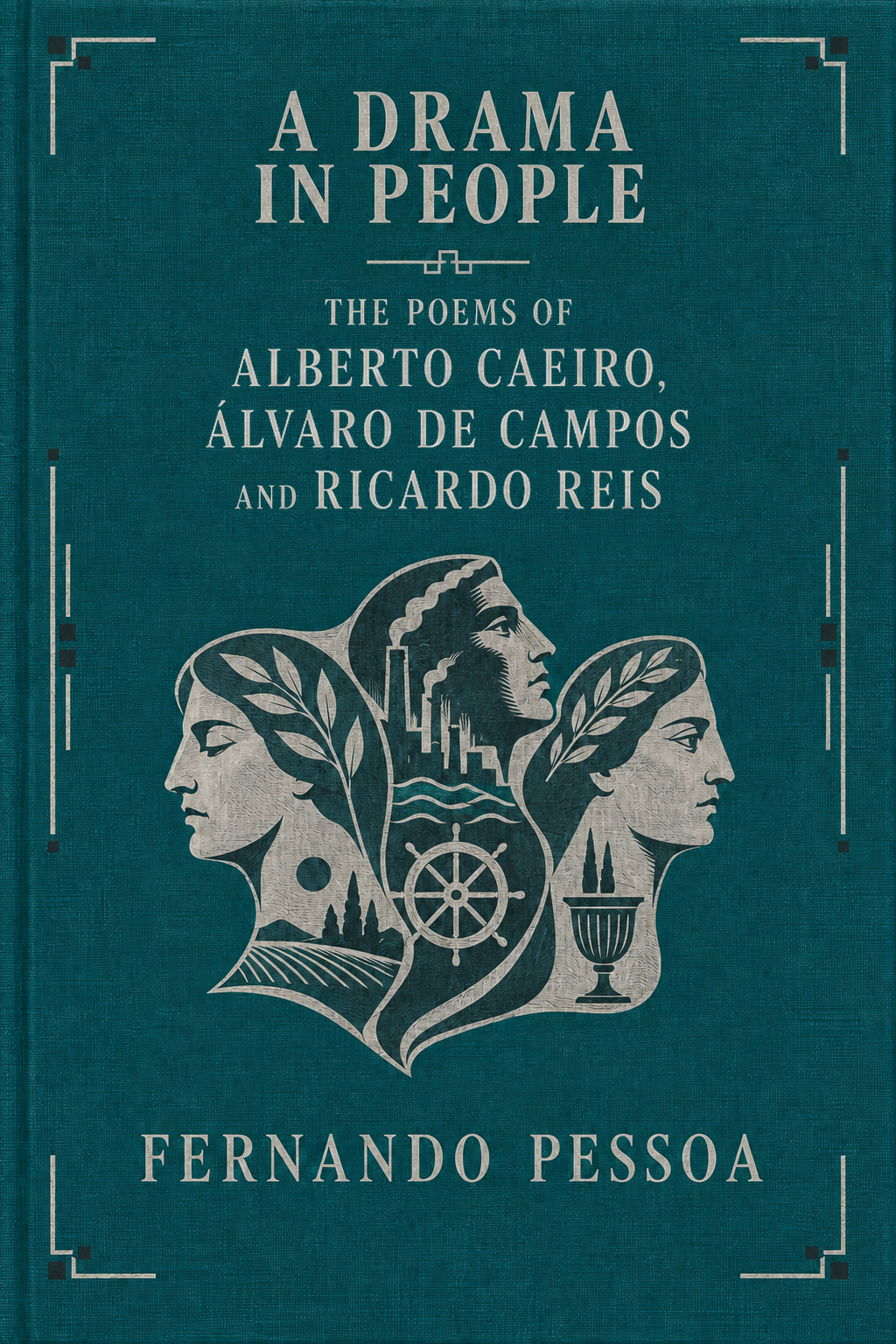 Cover of A Drama in People: The Poems of Alberto Caeiro, Álvaro de Campos and Ricardo Reis