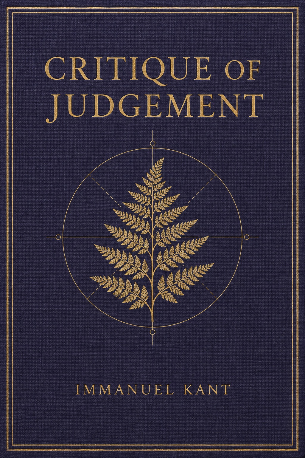 Cover of Critique of Judgement