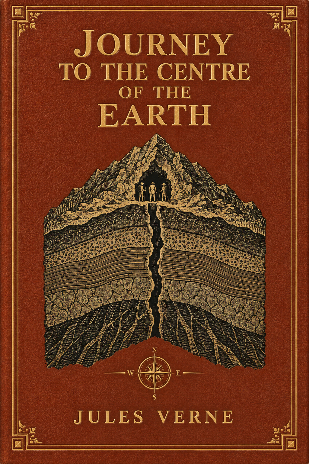 Cover of Journey to the Centre of the Earth