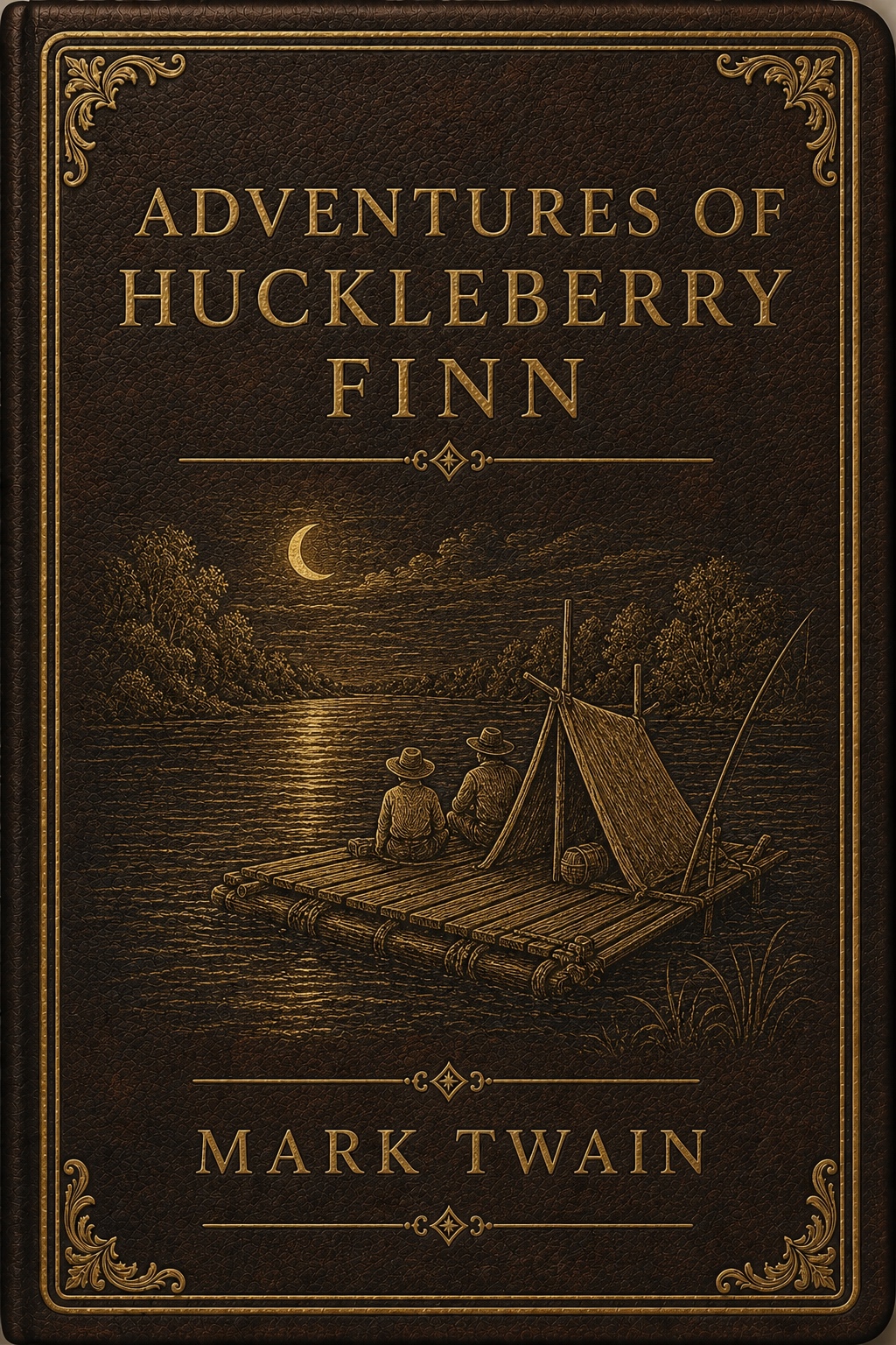 Cover of Adventures of Huckleberry Finn