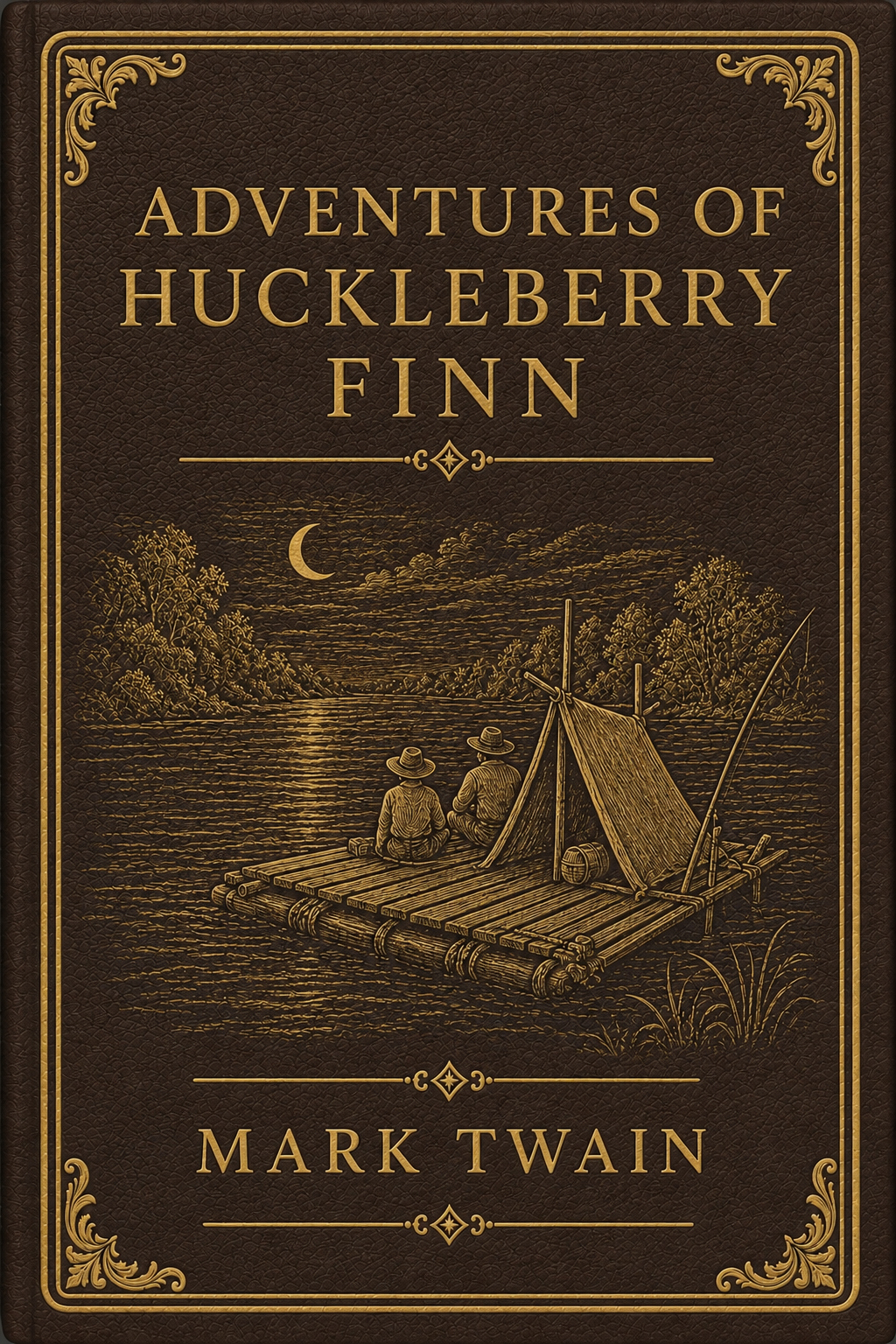 Cover of Adventures of Huckleberry Finn