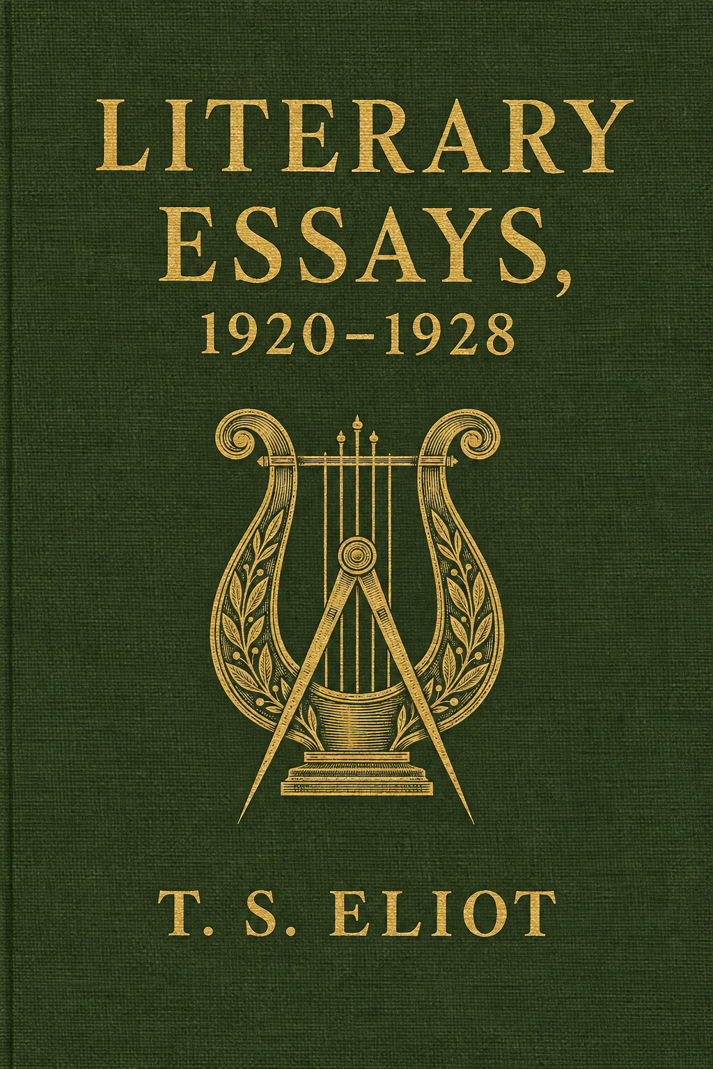 Cover of Literary Essays, 1920–1928